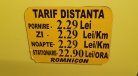 Tarife Taxi Romnicon Craiova 2020